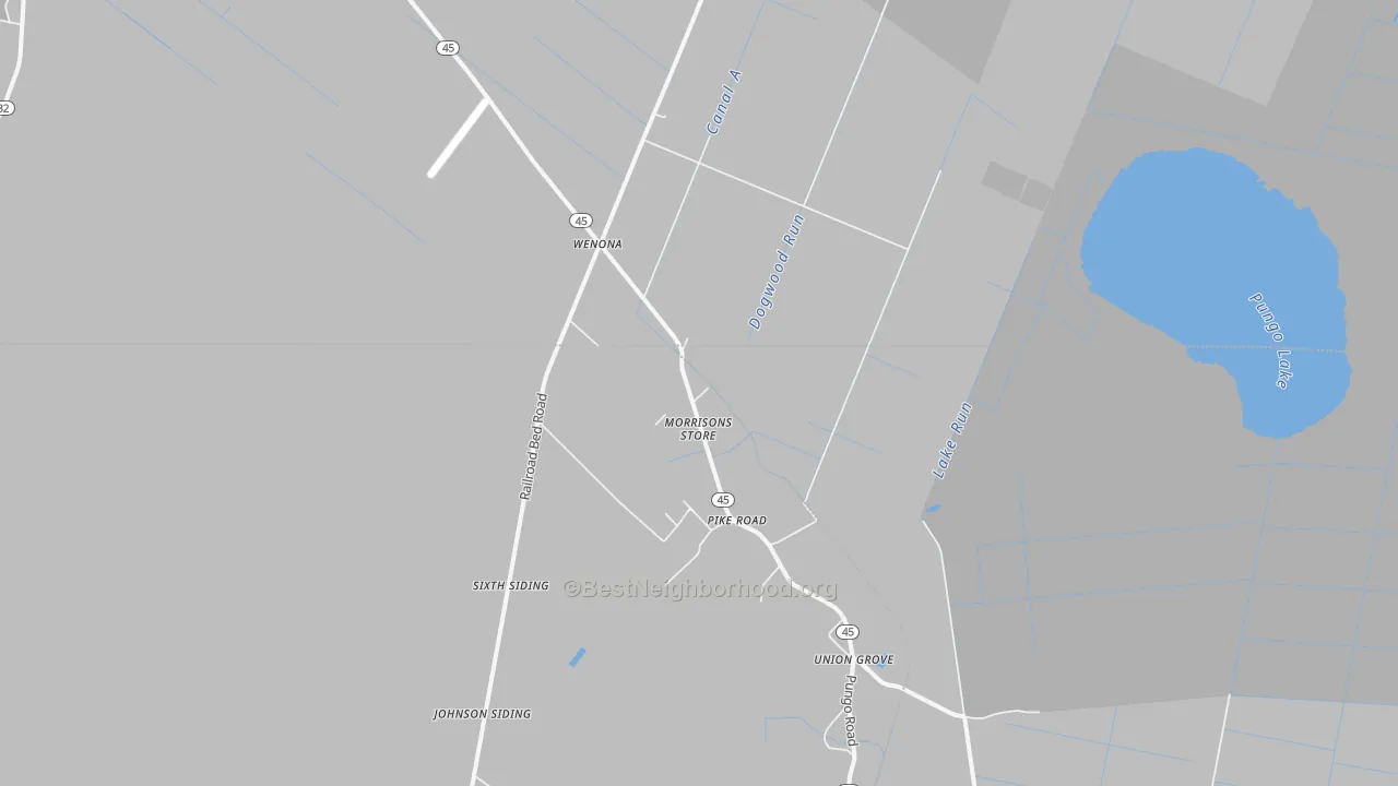 Transit Grade map of Pike Road, NC