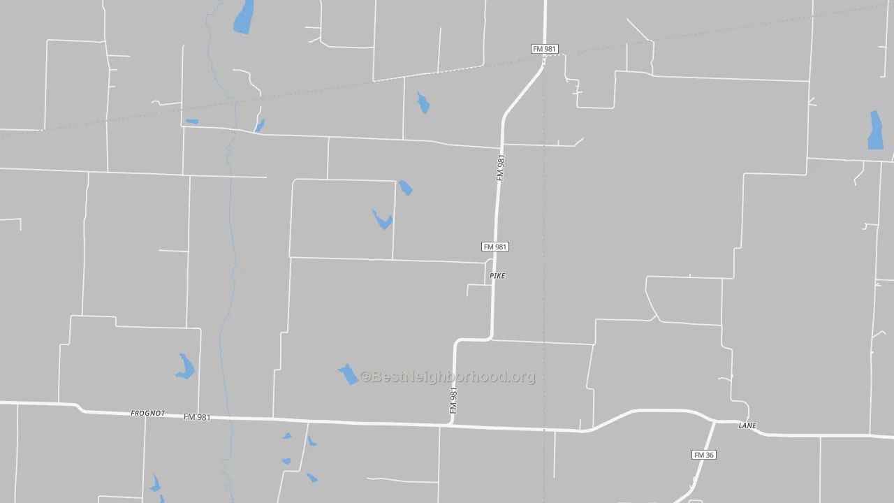 Transit Grade map of Pike, TX