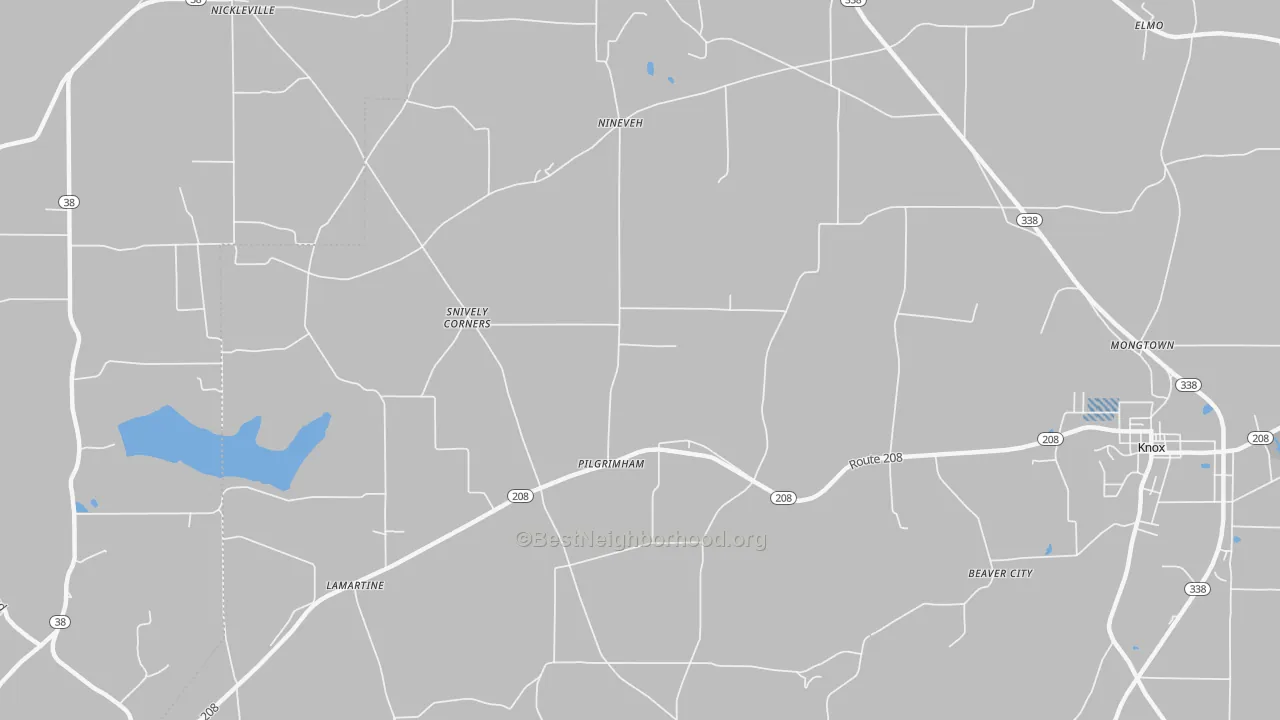 Transit Grade map of Pilgrimham, PA