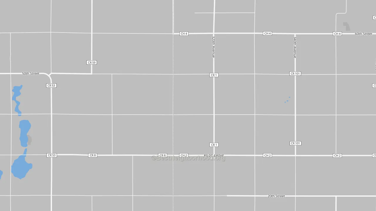 Transit Grade map of Pilot Grove, MN