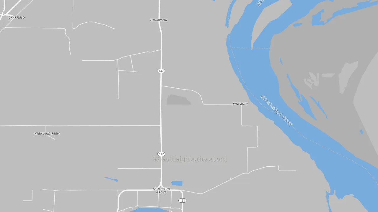 Transit Grade map of Pinckney, AR