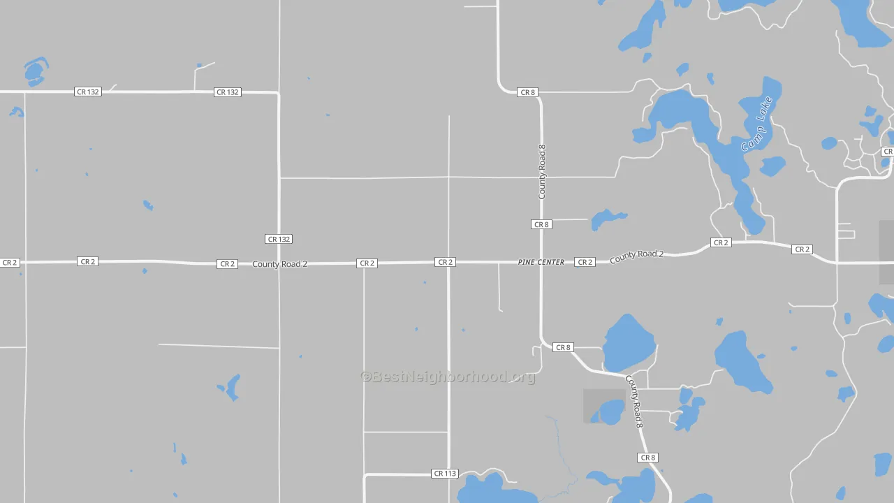 Transit Grade map of Pine Center, MN