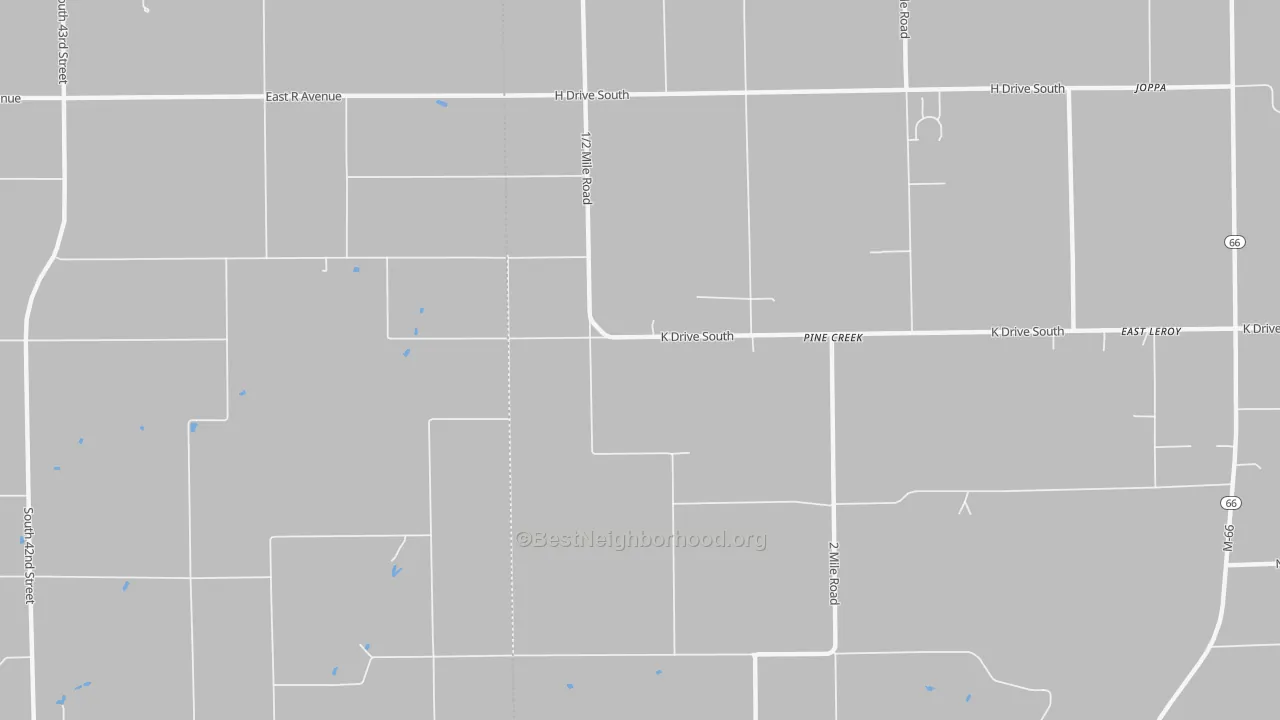 Transit Grade map of Pine Creek, MI