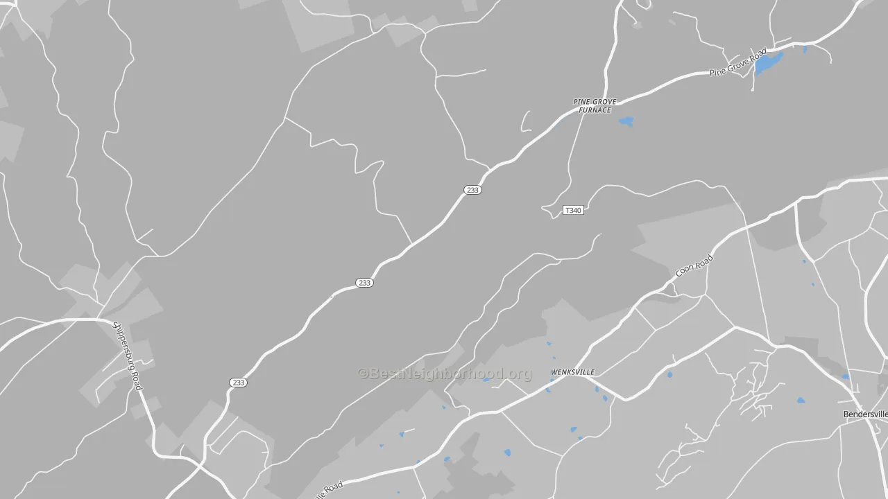 Transit Grade map of Pine Grove Furnace, PA