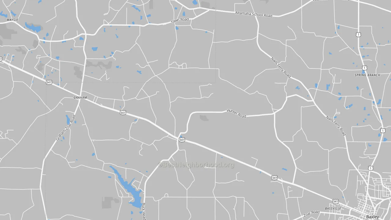 Transit Grade map of Pine Grove, GA