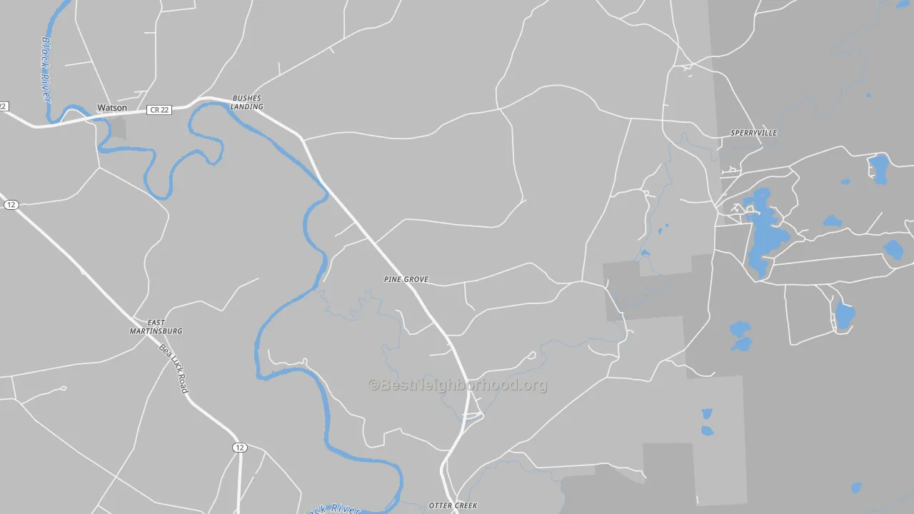 Transit Grade map of Pine Grove, NY