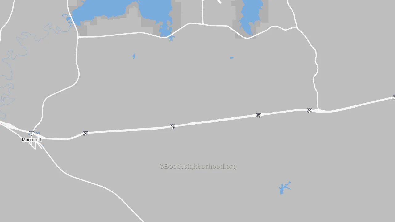 Transit Grade map of Pine Haven, WY