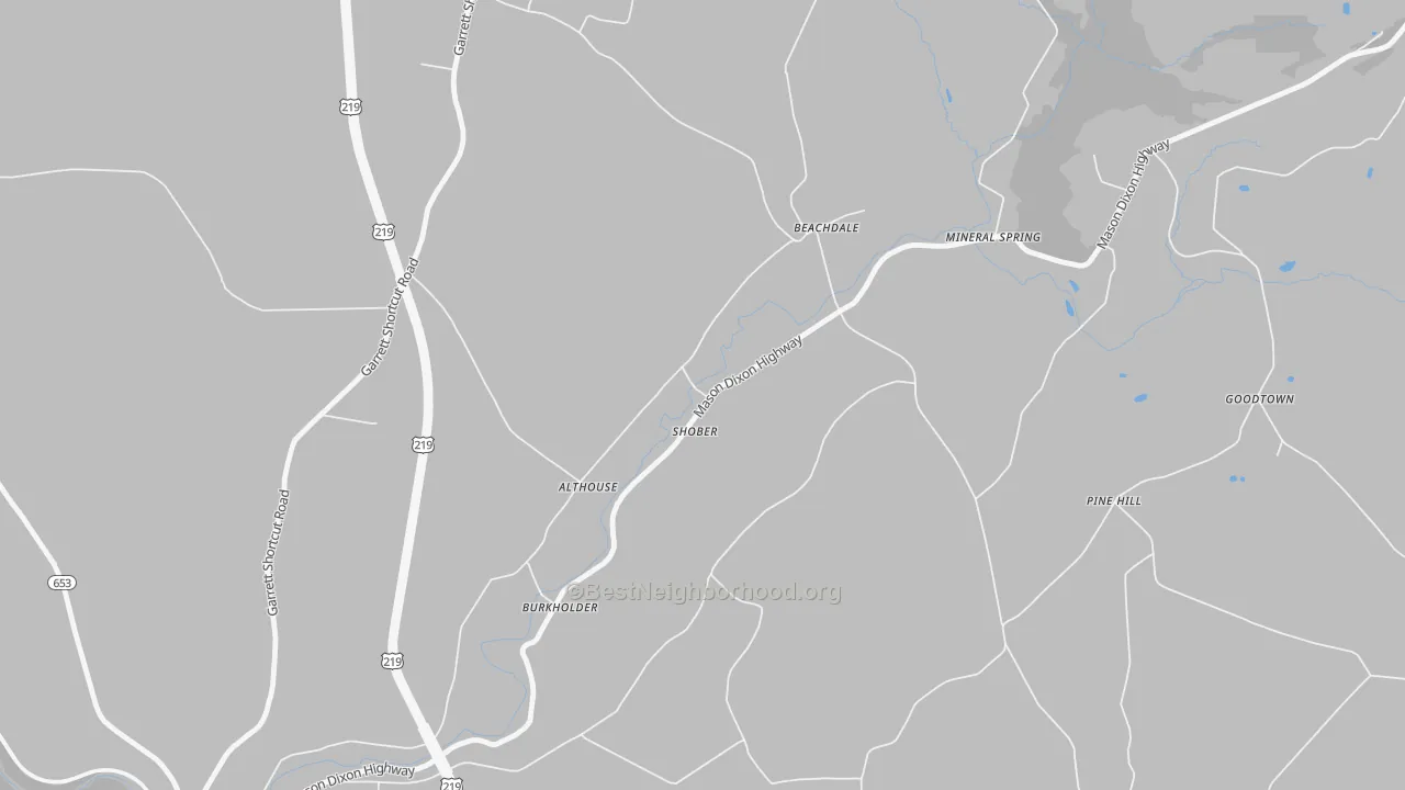 Transit Grade map of Pine Hill, PA