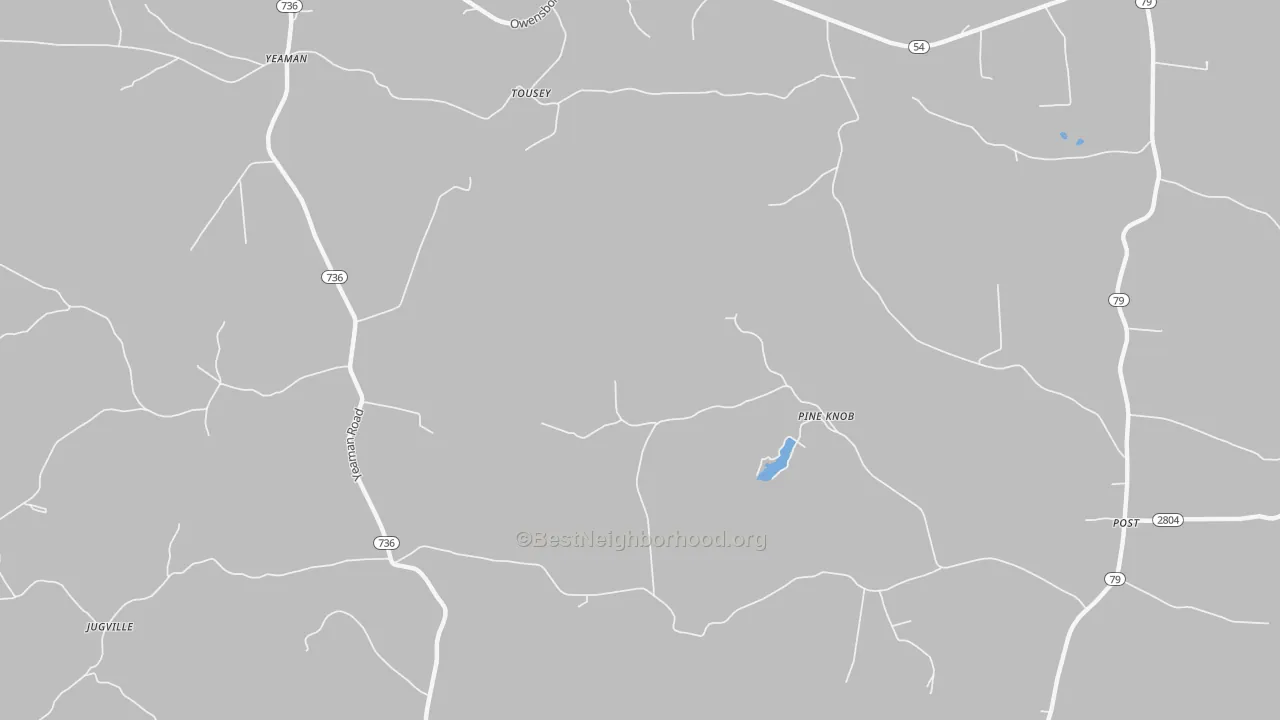 Transit Grade map of Pine Knob, KY