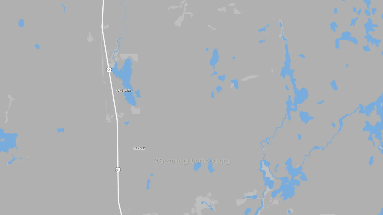 Transit Grade map of Pine Lake, WI