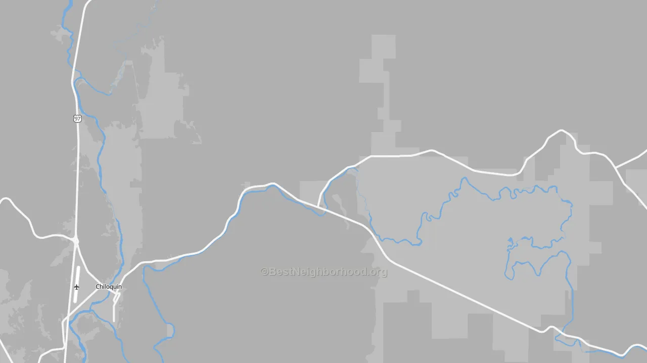 Transit Grade map of Pine Ridge, OR