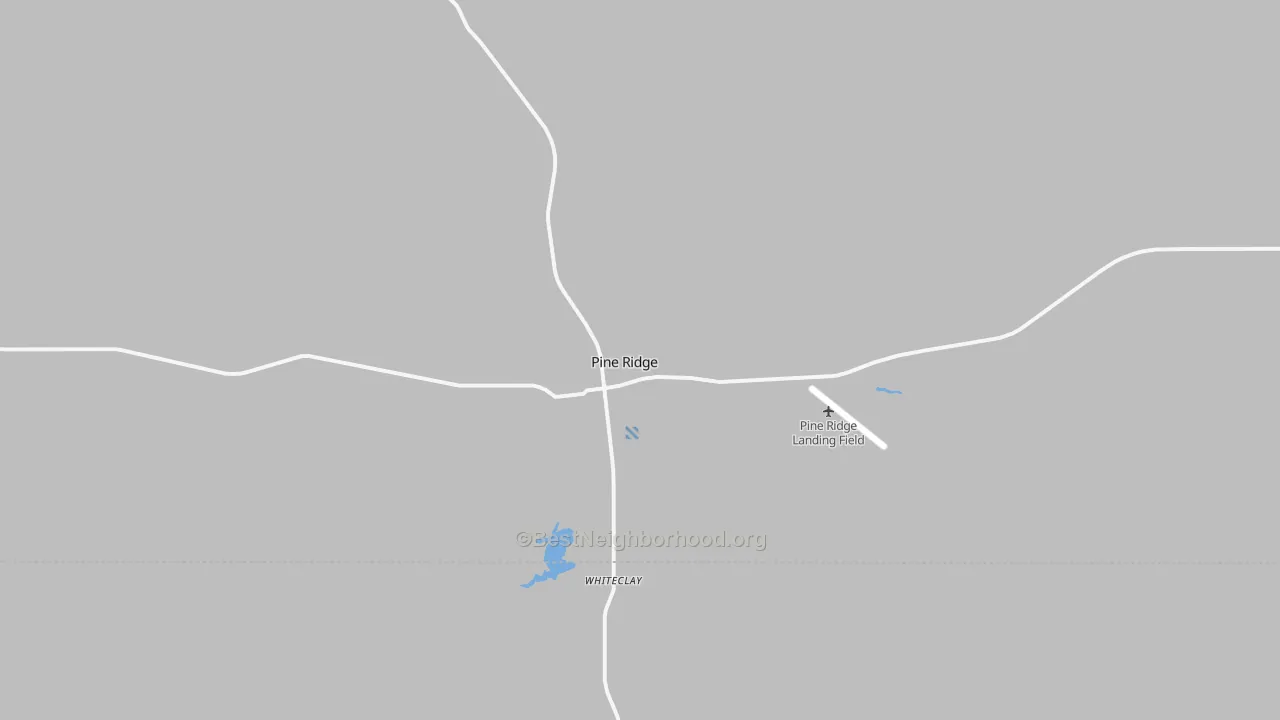 Transit Grade map of Pine Ridge, SD