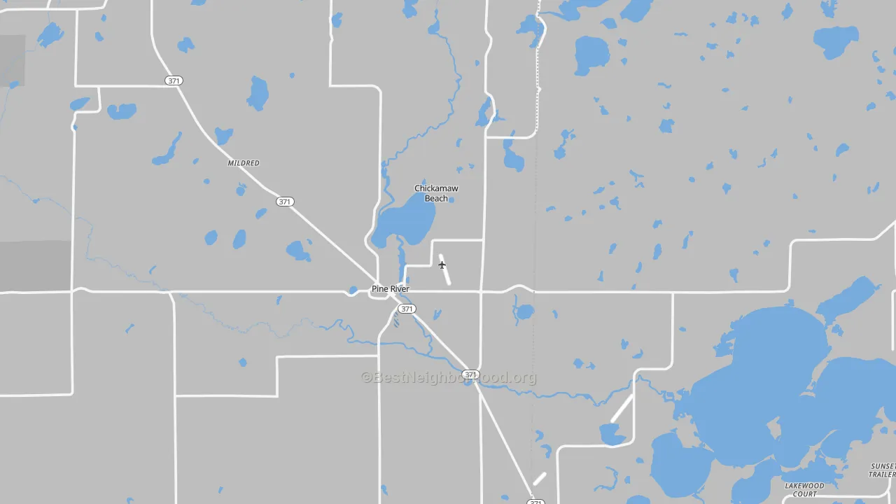 Transit Grade map of Pine River, MN