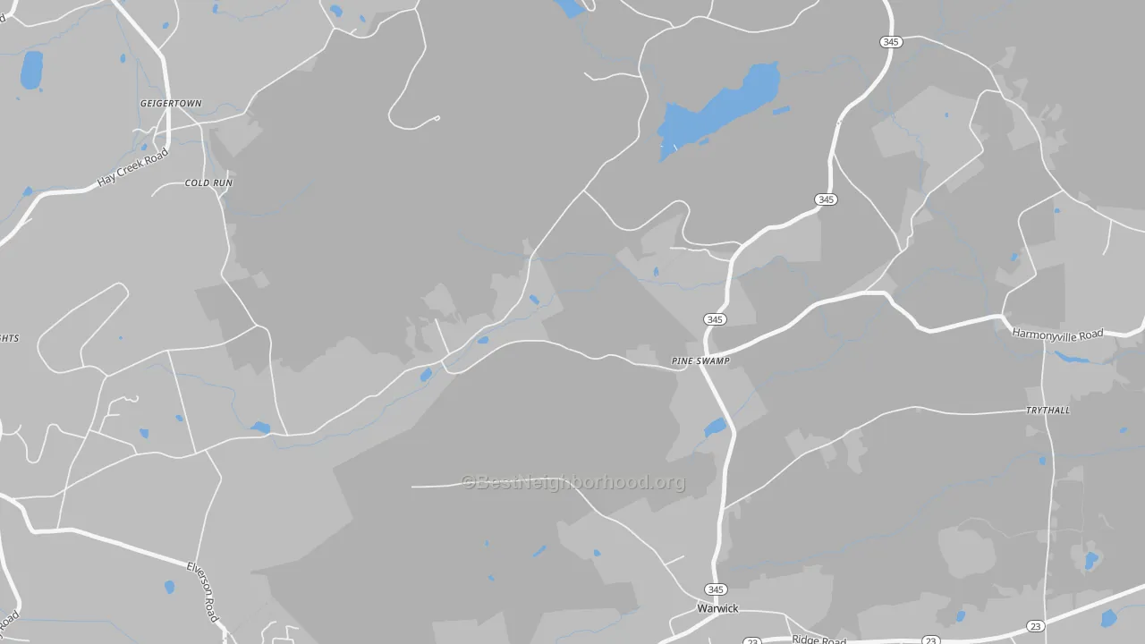 Transit Grade map of Pine Swamp, PA