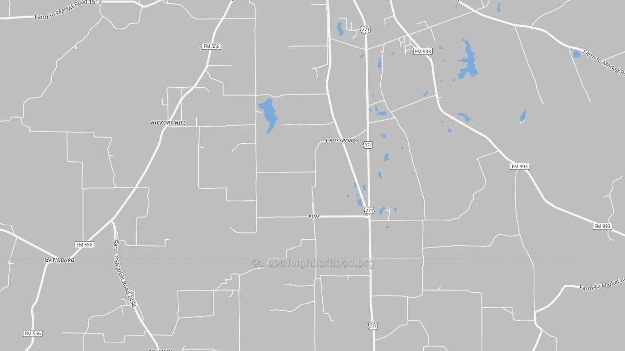 Transit Grade map of Pine, TX