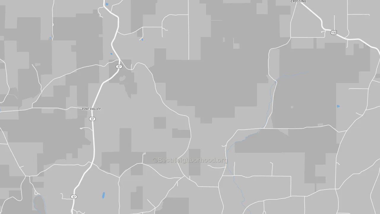 Transit Grade map of Pine Valley, IN
