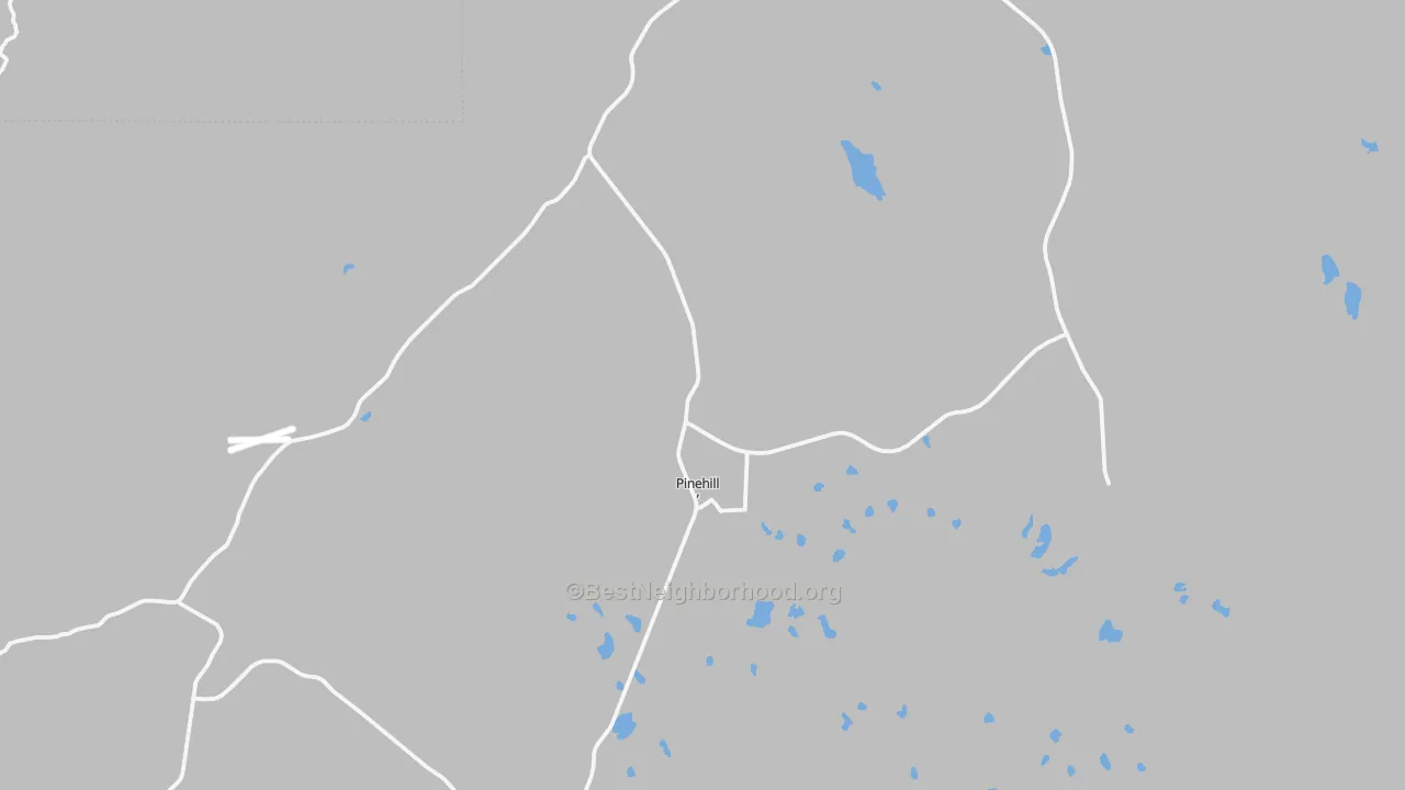 Transit Grade map of Pinehill, NM