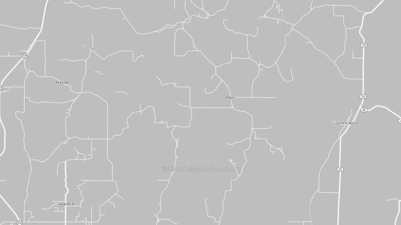 Transit Grade map of Piney, OK