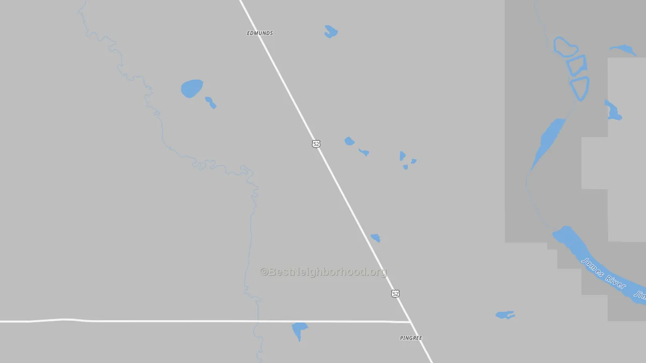 Transit Grade map of Pingree, ND