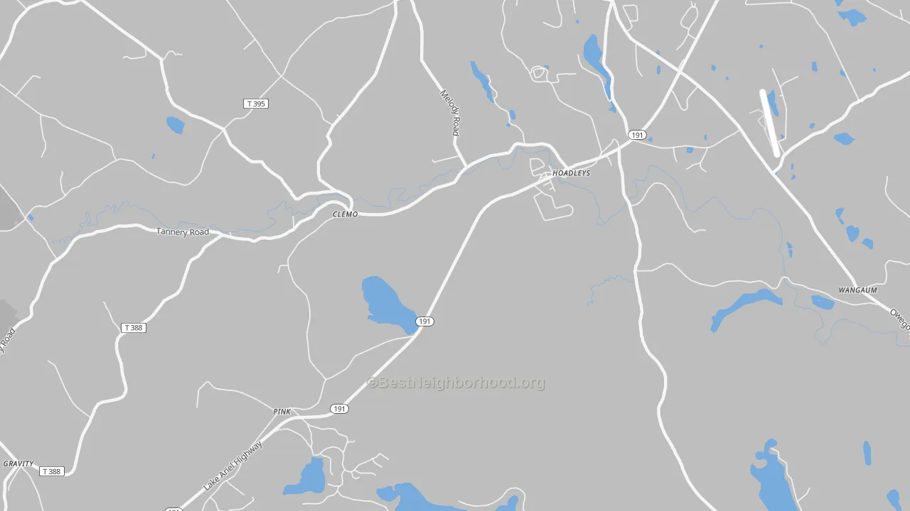 Transit Grade map of Pink, PA