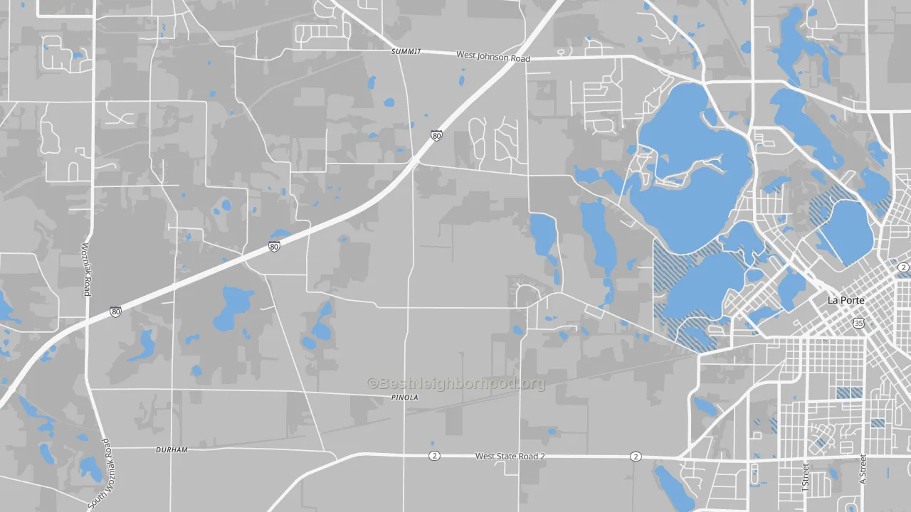 Transit Grade map of Pinola, IN