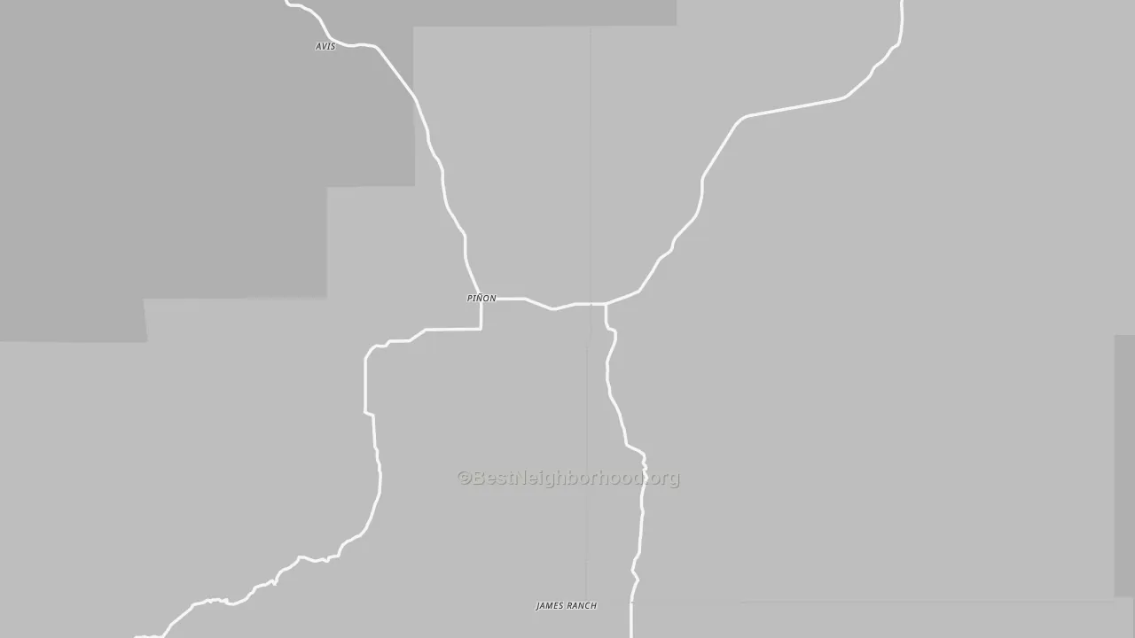 Transit Grade map of Pinon, NM