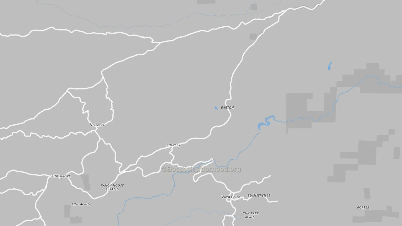 Transit Grade map of Pioneer, CA
