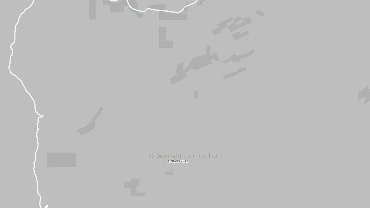 Transit Grade map of Pioneerville, ID