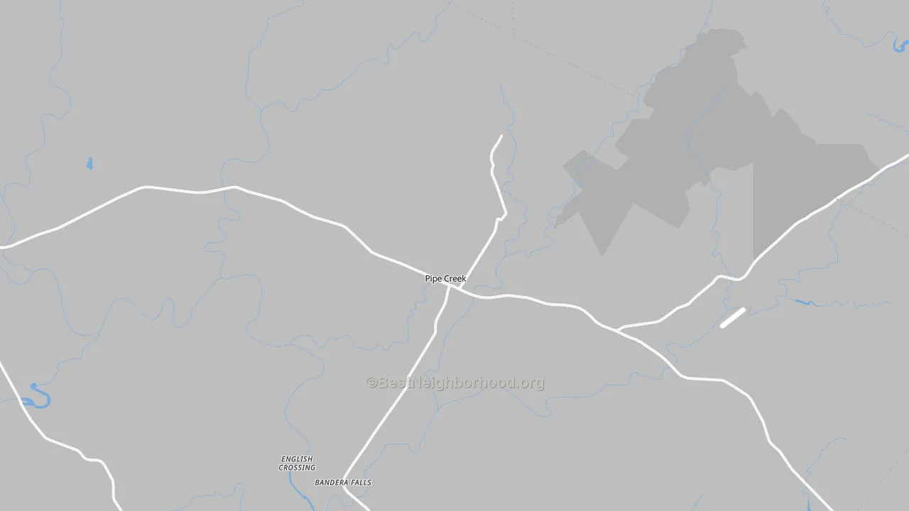 Transit Grade map of Pipe Creek, TX
