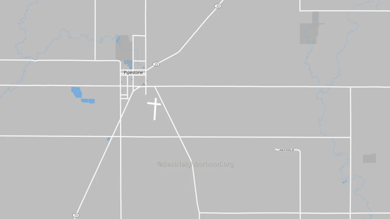 Transit Grade map of Pipestone County, MN