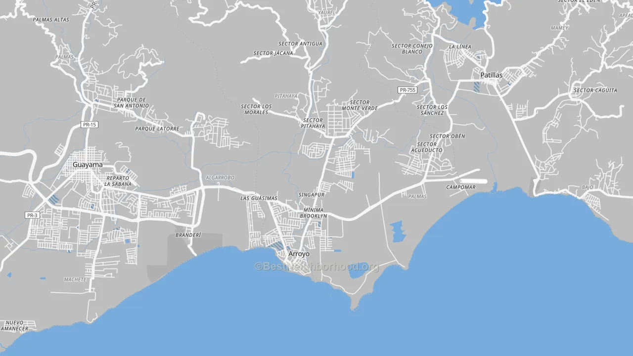 Transit Grade map of Pitahaya, PR