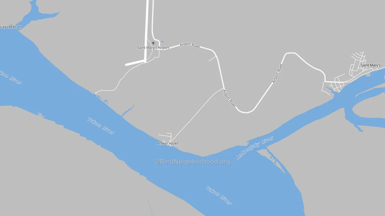 Transit Grade map of Pitkas Point, AK