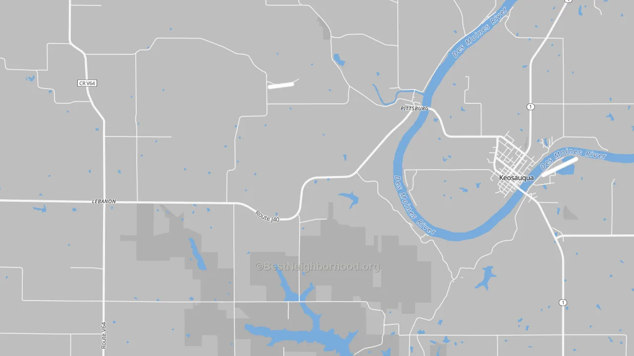 Transit Grade map of Pittsburg, IA
