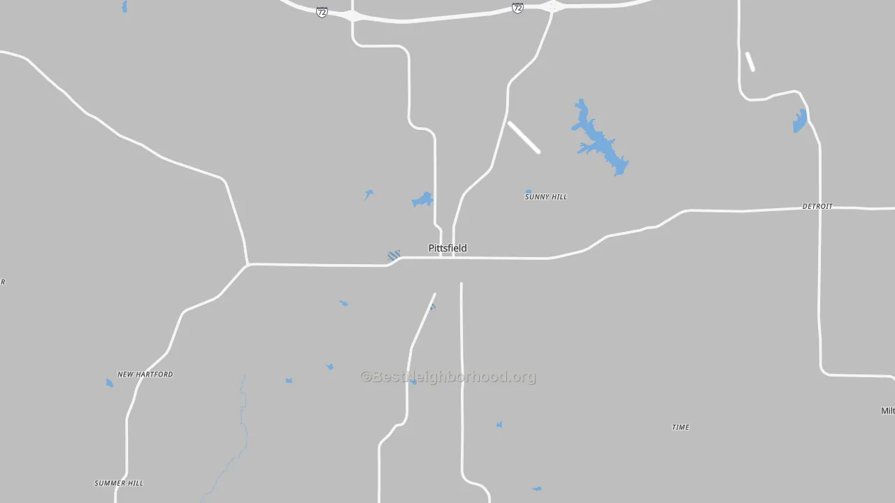 Transit Grade map of Pittsfield, IL