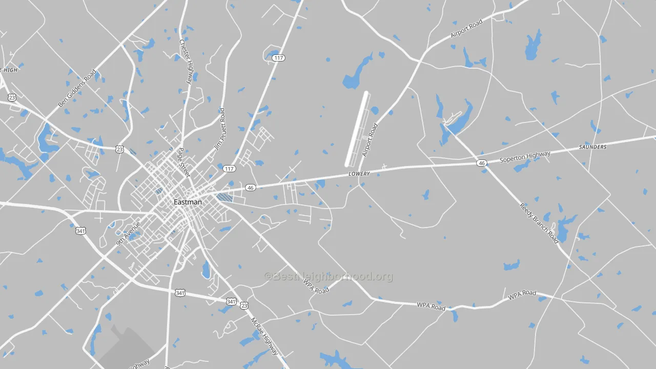 Transit Grade map of Plainfield, GA