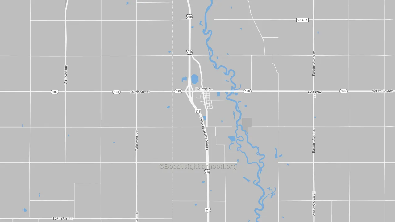 Transit Grade map of Plainfield, IA