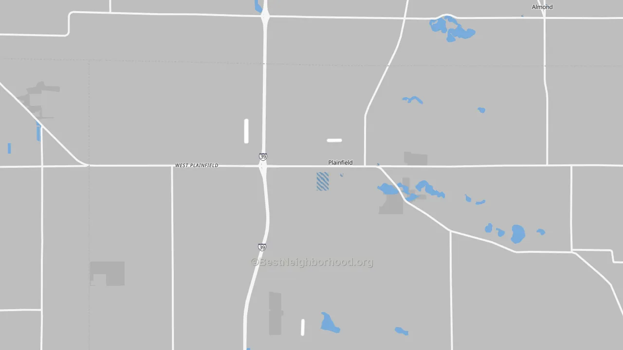 Transit Grade map of Plainfield, WI