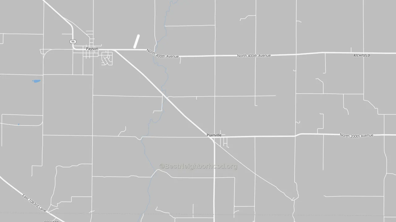 Transit Grade map of Plainville, IL