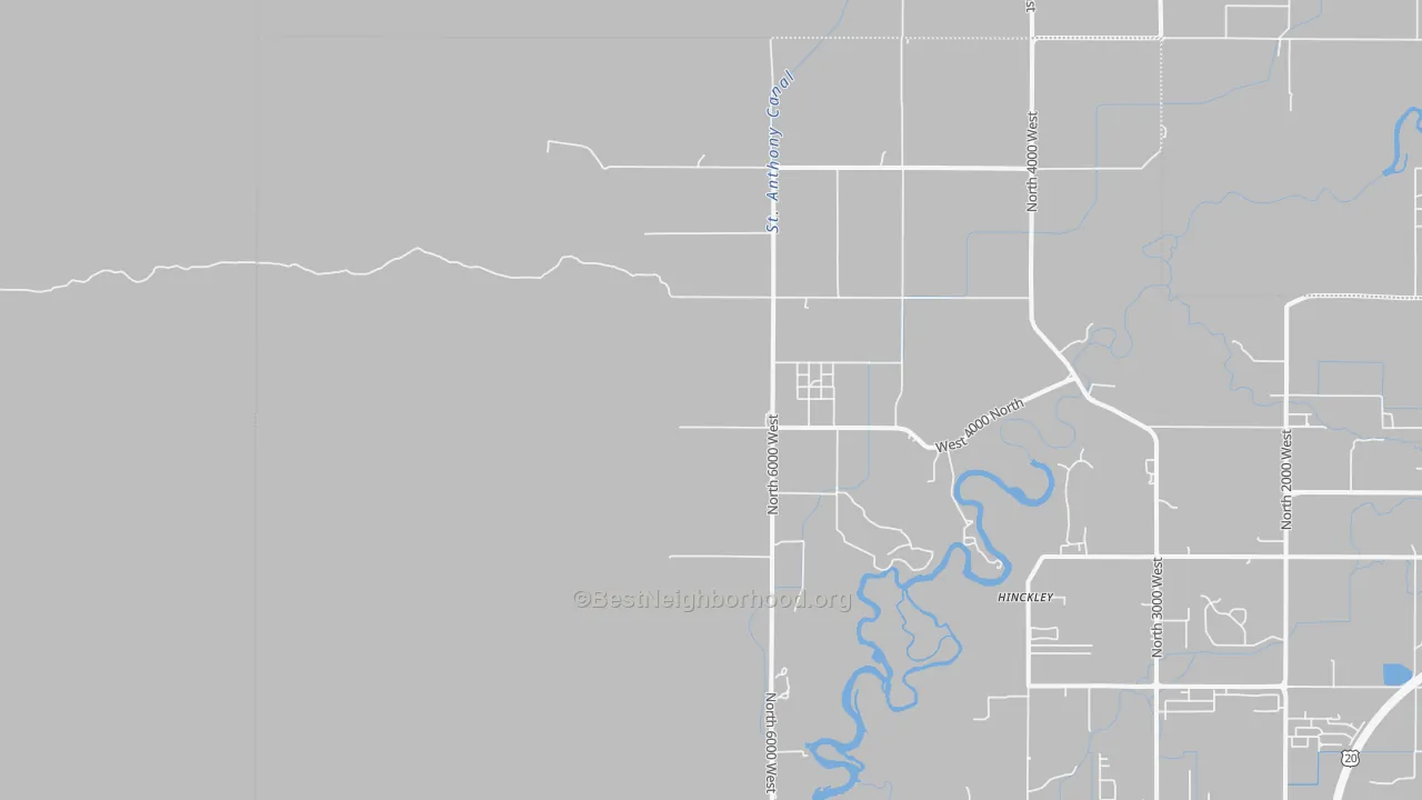 Transit Grade map of Plano, ID