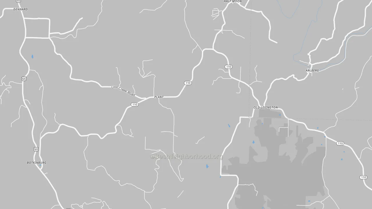 Transit Grade map of Plant, AR