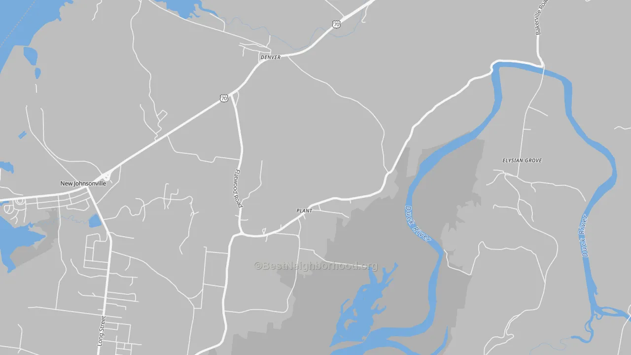 Transit Grade map of Plant, TN