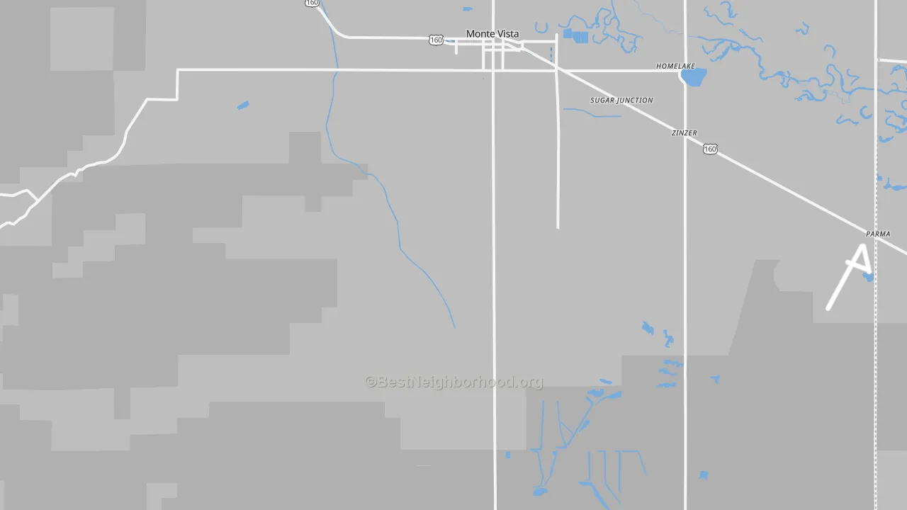 Transit Grade map of Platoro, CO