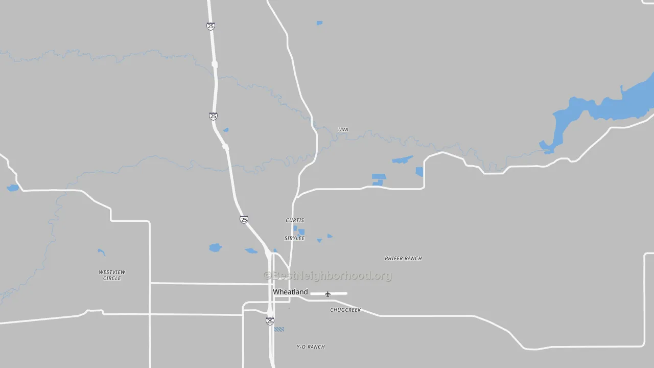 Transit Grade map of Platte County, WY