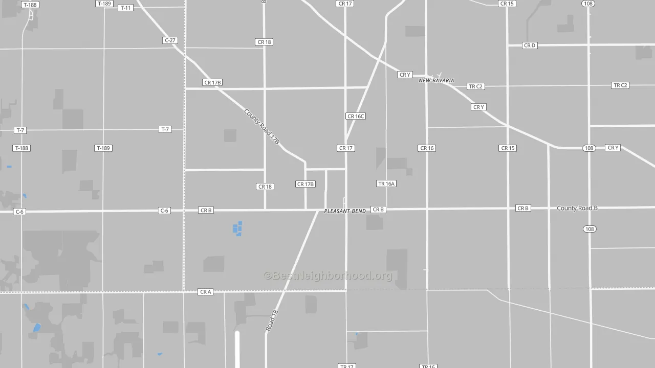 Transit Grade map of Pleasant Bend, OH