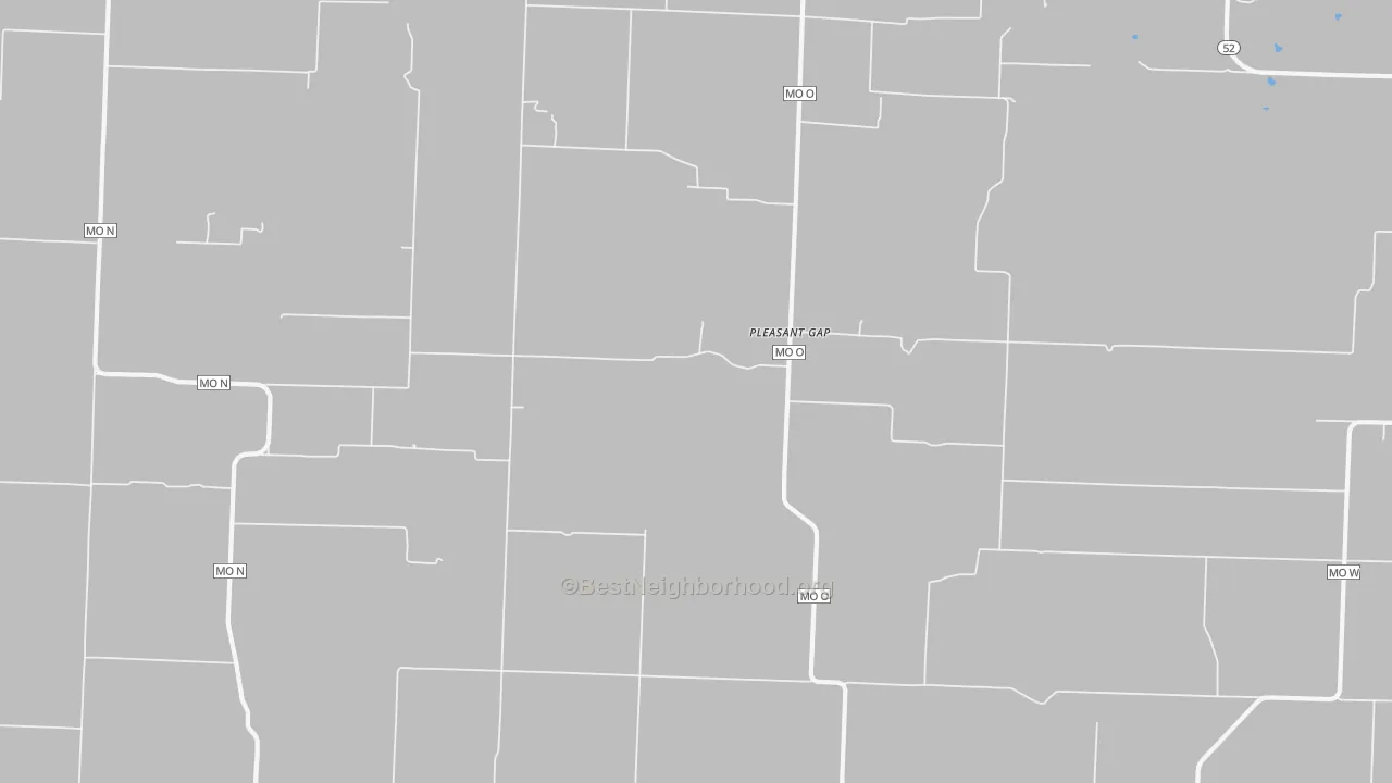 Transit Grade map of Pleasant Gap, MO