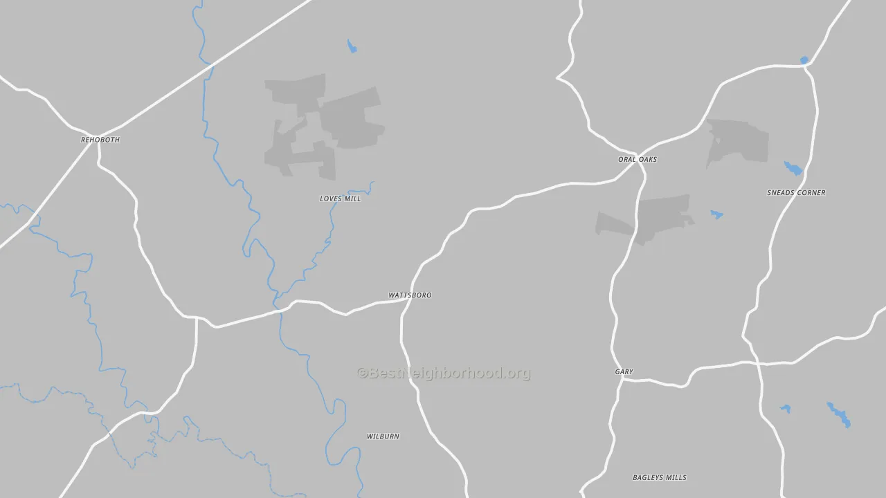 Transit Grade map of Pleasant Grove, VA