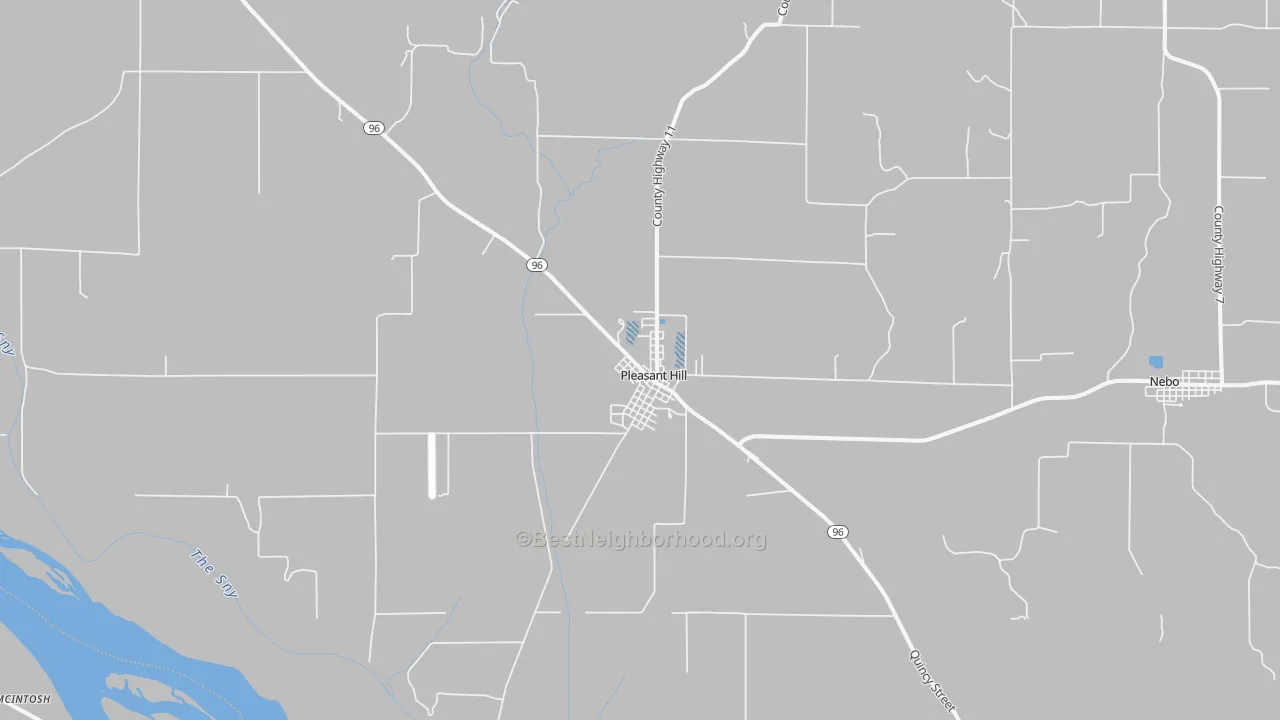 Transit Grade map of Pleasant Hill, IL
