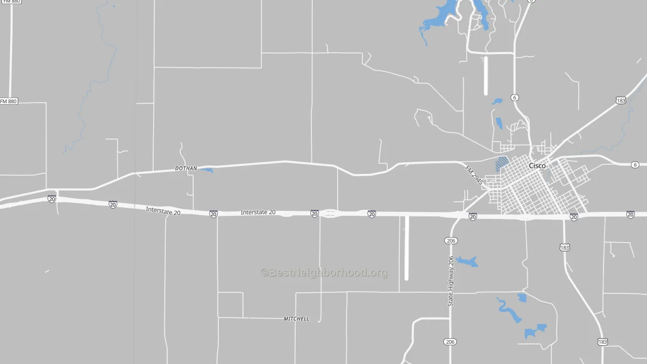 Transit Grade map of Pleasant Hill, TX