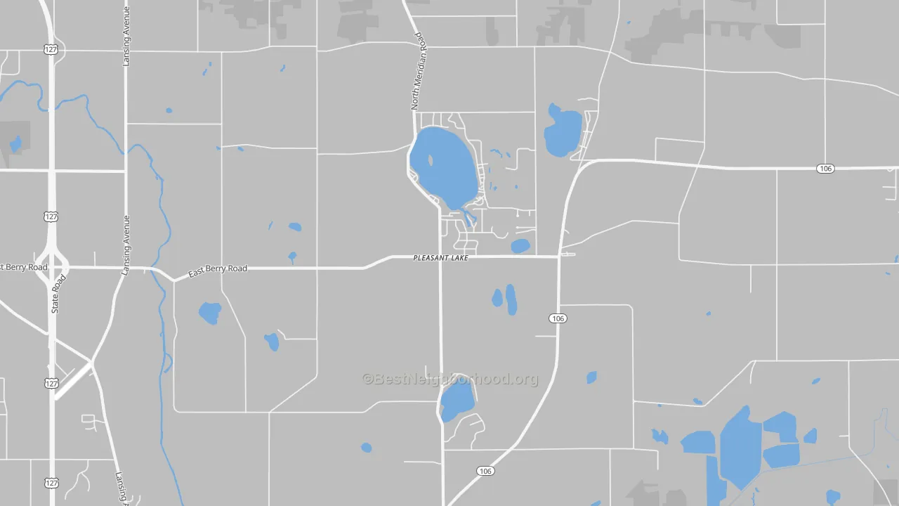 Transit Grade map of Pleasant Lake, MI