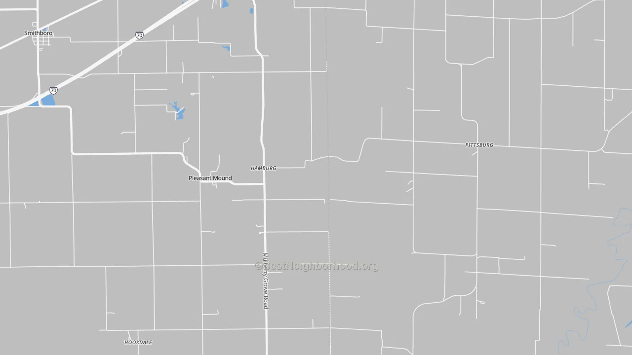Transit Grade map of Pleasant Mound, IL